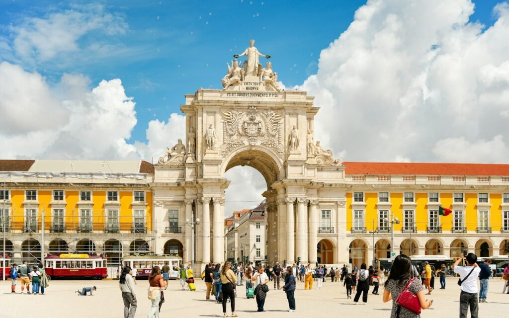 Arco da Rua Augusta aan het Praça do Comércio