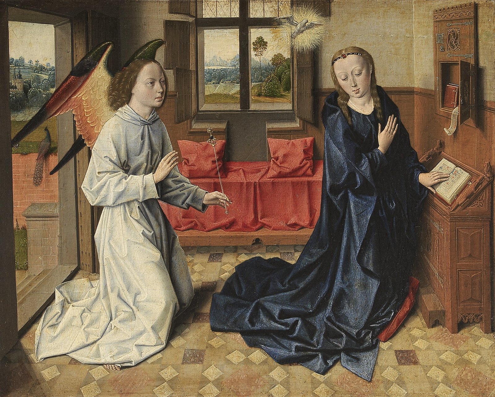 Middeleeuws schilderij uit de collectie van het Gulbenkian-museum
