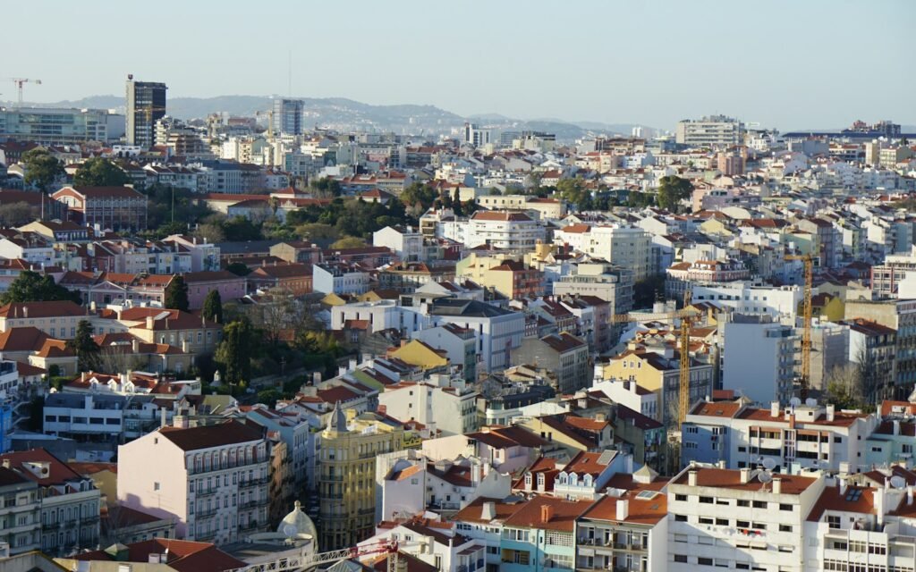 Stadsgezicht van Lissabon